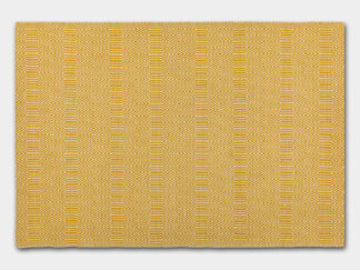 Wool Flatweave Rug Mustard