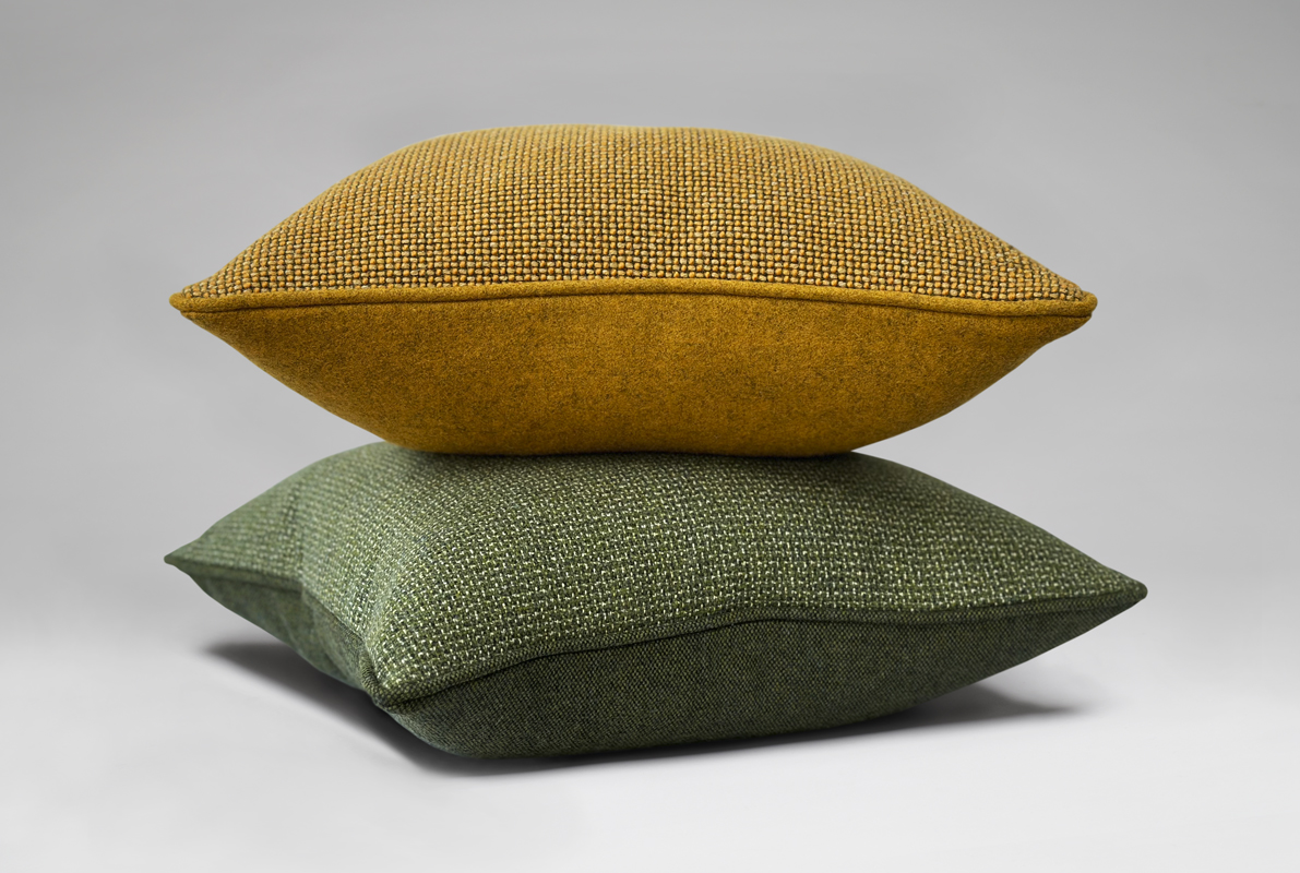 Bespoke Cushions_5 bespoke cushions olive and ochre