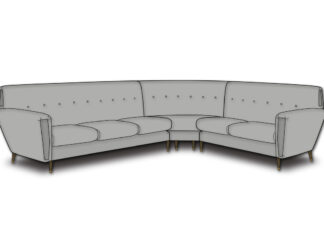 Model 5 Modular Mid Century Corner Sofas 6 & 7 Seat